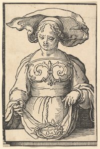 Delphic Sibyl, from the Series of Sibyls, ca. 1530 by Lucas van Leyden