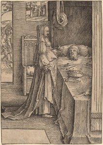 Jezebel and Ahab by Lucas van Leyden