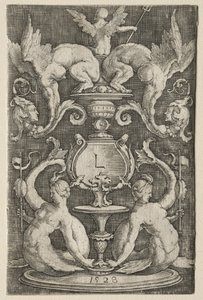 Panel of Ornament, 1528 by Lucas van Leyden