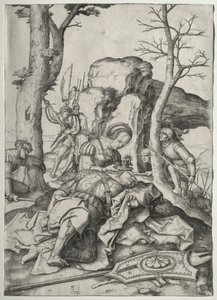 Samson and Delilah by Lucas van Leyden