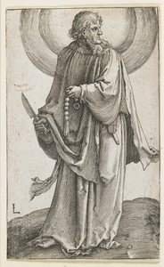 St. Bartholomew, 1510 by Lucas van Leyden