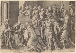 The Adoration of the Magi by Lucas van Leyden