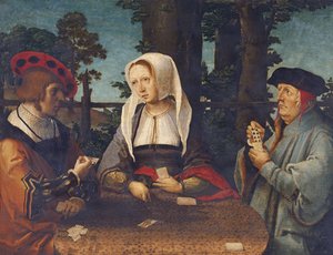 The Card Players by Lucas van Leyden
