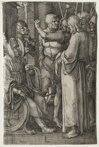 The Passion: Christ Before the High Priest by Lucas van Leyden