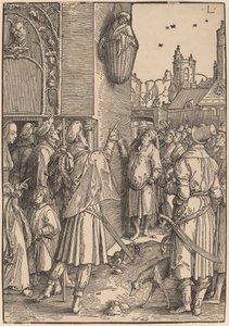 The Poet Virgil Suspended in a Basket by Lucas van Leyden