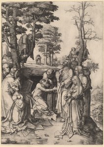 The Raising of Lazarus by Lucas van Leyden
