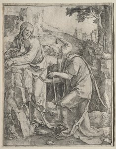 The Temptation of Christ by Lucas van Leyden