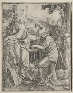 The Temptation of Christ by Lucas van Leyden