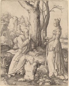 The Temptation of Saint Anthony by Lucas van Leyden