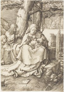 The Virgin and Child with Two Angels