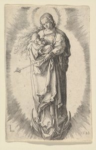 The Virgin with Child on the Crescent by Lucas van Leyden