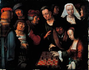 The chess players by Lucas van Leyden