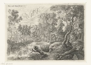 Landscape with a Stream (Six Landscapes series) by Lucas van Uden