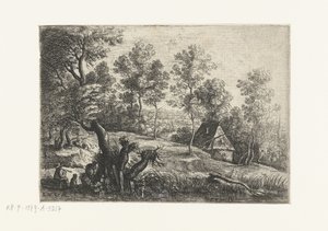 Landscape with a House and a Well (Five Landscapes)