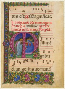 The Annunciation to the Virgin by Luchino (fl.1434-62) Belbello