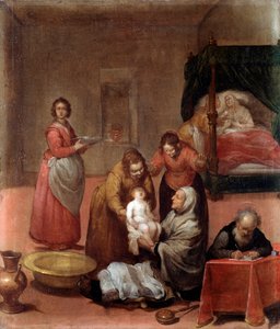 The Birth of John the Baptist (detail)