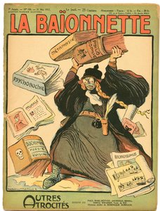 Cover of La Baionnette, Satirical in Colours by Lucien Metivet
