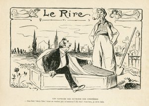 Illustration in Le Rire by Lucien Metivet