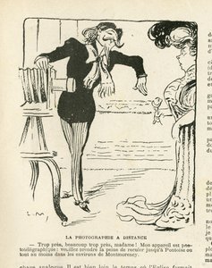 Illustration in Le Rire, 25/04/08 - Photography (engraving) by Lucien Metivet