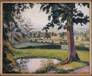 Gunville Pond, Sedgeville by Lucien Pissarro
