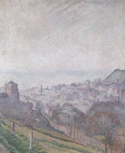 Hastings: Mist, Sun and Smoke, 1918 by Lucien Pissarro