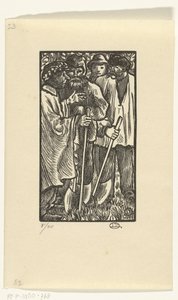 Woodcutters by Lucien Pissarro