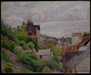 The Roofs of Dartmouth by Lucien Pissarro