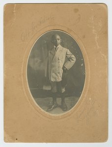 Photograph of Lucius Harper, Jr. Off to School, ca. 1910 by Lucius Harper