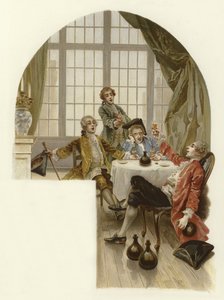 Illustration for The School for Scandal by Lucius Rossi