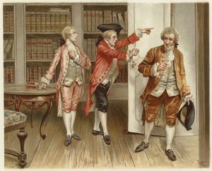 Illustration for The School for Scandal by Lucius Rossi