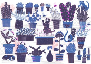 Cat Garden by Lucy Banaji
