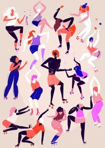 Roller Disco by Lucy Banaji