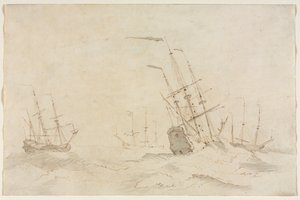 Ships by Ludolf Backhuysen