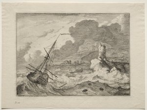 Storm at Sea by Ludolf Backhuysen