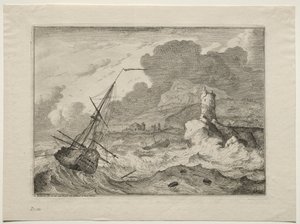 Storm at Sea, 1701 by Ludolf Backhuysen