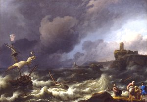 The Storm by Ludolf Backhuysen I