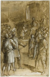 Study for Cosimo I Reorganizing the Tuscan Troops by Ludovico Buti