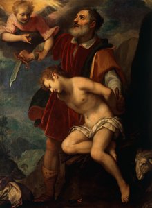 The sacrifice of Abraham, by Ludovico Cardi known as il Cigoli by Ludovico Cardi