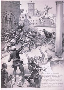 If ever you disturb our streets again (illustration from Romeo and Juliet) by Ludovico Marchetti