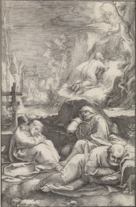 Christ in the Garden of Gethsemane (The Passion) by Ludovicus Siceram