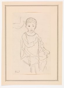 Seated Boy by Ludvig Find