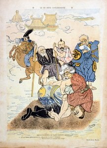Caricature by Braun depicting Henri Brisson (1835-1912)