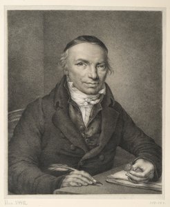 Johann Joachim Bellermann, Bust at the Table, Holding a Signet Ring