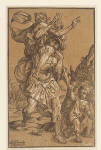 Aeneas Carrying His Father from Troy