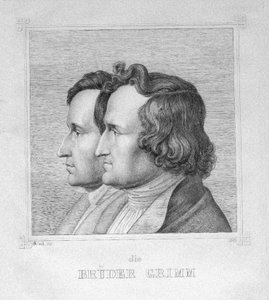 Jacob and Wilhelm Grimm by Ludwig Emil Grimm