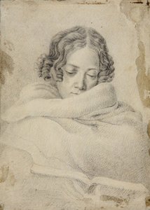 Portrait of the writer Bettine von Arnim, née Brentano, ca. 1809