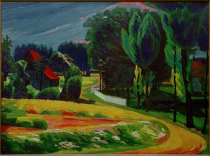 Farmhouses in Ravensberger Land by Ludwig Godewols
