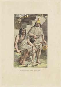 Inhabitants of Nootka Island by Ludwig Gottlieb Portman