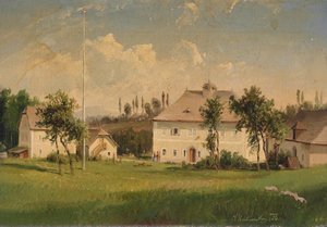 In the Country, View of an Estate