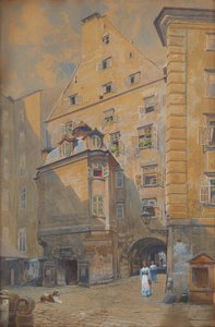 The Trinity Court in Vienna by Ludwig Hans Fischer